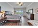 Spacious main bedroom with water views and ample dresser space at 1308 Alhambra Dr, Apollo Beach, FL 33572
