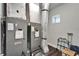 Mechanical room with HVAC units and storage space at 1308 Alhambra Dr, Apollo Beach, FL 33572