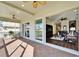 Large screened balcony with access to the living room at 1308 Alhambra Dr, Apollo Beach, FL 33572