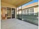 Screened patio with sliding glass doors leading to the interior at 14608 Mirasol Manor Ct, Tampa, FL 33626