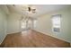 Spacious bedroom with wood flooring and ceiling fan at 1473 Brigadier Dr, Spring Hill, FL 34608