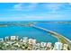 Aerial view of Anna Maria Island coastline at 1709 Marilyn Ave, Bradenton, FL 34207