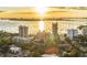 Aerial view of Sarasota bayfront at sunset at 1709 Marilyn Ave, Bradenton, FL 34207