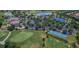 Aerial view of community amenities including tennis courts at 1709 Marilyn Ave, Bradenton, FL 34207