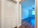 Hallway with linen closet and bedroom access at 1709 Marilyn Ave, Bradenton, FL 34207