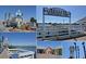 Collage showcasing Bradenton Beach Historic Pier, shops, and clock tower at 1709 Marilyn Ave, Bradenton, FL 34207