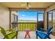 Relaxing balcony with waterfront view and seating at 1812 Mariner Dr # 137, Tarpon Springs, FL 34689