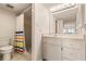 Bathroom with shower/tub combo and vanity at 1812 Mariner Dr # 137, Tarpon Springs, FL 34689