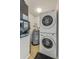 Stackable washer and dryer in a dedicated laundry room at 1812 Mariner Dr # 137, Tarpon Springs, FL 34689