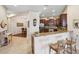 Modern kitchen with granite countertops and stainless steel appliances at 20716 Amanda Oak Ct, Land O Lakes, FL 34638