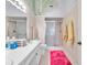 Clean bathroom with double sinks and a shower at 2292 Austrian Ln # 22, Clearwater, FL 33763