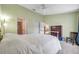 Bright bedroom with double closets and ceiling fan at 2292 Austrian Ln # 22, Clearwater, FL 33763