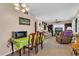 Dining area with table and chairs, view of living room at 5711 S Coolidge Ave, Tampa, FL 33616
