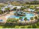 Large community pool complex with clubhouse at 6516 Salt Creek Ave, Apollo Beach, FL 33572