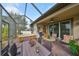 Spacious screened porch with hot tub and seating at 6516 Salt Creek Ave, Apollo Beach, FL 33572