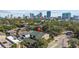Aerial view showing townhome location relative to the city skyline at 835 7Th N Ave, St Petersburg, FL 33701