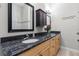 Bathroom with granite countertop and double vanity at 835 7Th N Ave, St Petersburg, FL 33701