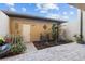 Private courtyard with brick pavers and lush landscaping at 835 7Th N Ave, St Petersburg, FL 33701