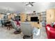 Spacious living room with comfortable seating and entertainment center at 835 7Th N Ave, St Petersburg, FL 33701