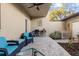 Outdoor patio with seating, grill, and lush landscaping at 835 7Th N Ave, St Petersburg, FL 33701