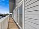 Deck with white railing offering a view of the surroundings at 1614 Sea Breeze Dr, Tarpon Springs, FL 34689