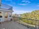 Private deck with gorgeous water views and a railing at 1614 Sea Breeze Dr, Tarpon Springs, FL 34689