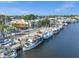 Scenic waterfront town with shops and boats at 1614 Sea Breeze Dr, Tarpon Springs, FL 34689