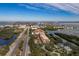 Wide aerial view of the community and surrounding area at 1695 Pinellas Bayway S # D1, Tierra Verde, FL 33715