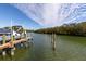 Private boat dock with access to the waterway at 1695 Pinellas Bayway S # D1, Tierra Verde, FL 33715