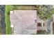 Top-down view of the house roof and surrounding landscape at 17523 Stinchar Dr # 17523, Land O Lakes, FL 34638