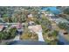 Aerial view of the property, highlighting its location and surrounding landscape at 195 Rusk Cir, Spring Hill, FL 34606