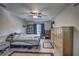 Main bedroom with ample closet space and access to the backyard at 195 Rusk Cir, Spring Hill, FL 34606