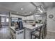 Modern kitchen boasting granite countertops, stainless steel appliances, and white cabinets at 195 Rusk Cir, Spring Hill, FL 34606