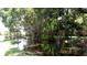 Peaceful pond and lush foliage creating a tranquil setting at 4415 Great Lakes N Dr, Clearwater, FL 33762