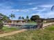 Well-maintained shuffleboard courts with covered seating at 4415 Great Lakes N Dr, Clearwater, FL 33762