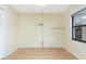 Empty bedroom with wood floors and window at 4910 Bay Ne St # 109, St Petersburg, FL 33703