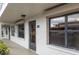 Unit entrance with hallway view and building exterior at 4910 Bay Ne St # 109, St Petersburg, FL 33703