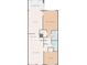 Two-bedroom, two-bath condo floor plan at 4910 Bay Ne St # 109, St Petersburg, FL 33703