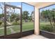 Screened porch overlooking patio and lawn at 4910 Bay Ne St # 109, St Petersburg, FL 33703