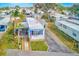 Aerial view of the mobile home with landscaping and driveway at 6580 Seminole Blvd # 633, Seminole, FL 33772