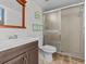 Bathroom with shower/tub combo and updated vanity at 90 S Highland Ave # 102, Tarpon Springs, FL 34689