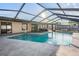 Enjoy your own private screened pool and hot tub at 11201 Mercedes St, Spring Hill, FL 34609