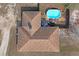 Aerial view of house and above ground pool at 12404 Dolquieb Ln, Weeki Wachee, FL 34614