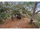 Outdoor dog kennel with covered shelter at 12404 Dolquieb Ln, Weeki Wachee, FL 34614