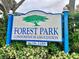 Forest Park Condominium Association entrance at 2119 Elm St # 101, Dunedin, FL 34698