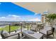 Spacious balcony with city and water views, seating area at 301 1St S St # 1002, St Petersburg, FL 33701