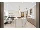 Modern kitchen with marble island and high-end appliances at 301 1St S St # 1002, St Petersburg, FL 33701