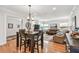 Bright dining area with hardwood floors and an open floor plan at 487 9Th N Ave, St Petersburg, FL 33701