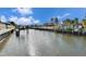 Scenic canal view with private docks and boats at 5614 Seagrass Pl, Apollo Beach, FL 33572