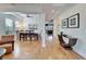 Dining room with hardwood floors and seating area at 5614 Seagrass Pl, Apollo Beach, FL 33572